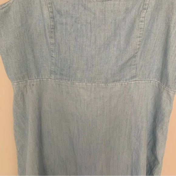 Old Navy Cotton Blue Chambray Mini Summer Dress XL - Picture 13 of 13